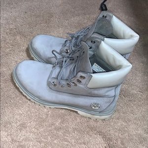 Women Gray Timberland Boots